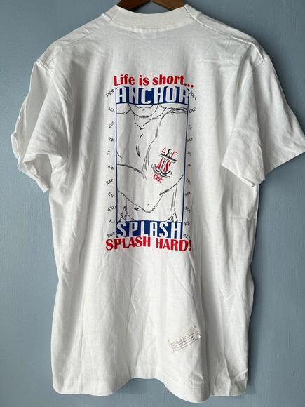 Fruit of the Loom Other - NOS Delta Gamma Anchor Splash 1995 T-shirt Single Stitch 90s Double Sided VTG XL